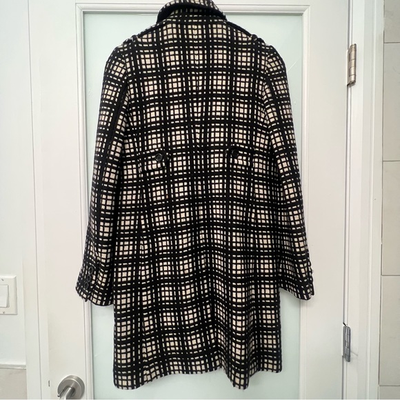 NWT Club Monaco black and white check coat - Picture 6 of 7